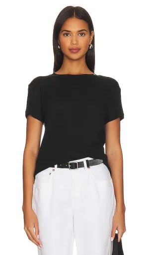 ANINE BING Amani Tee in Black