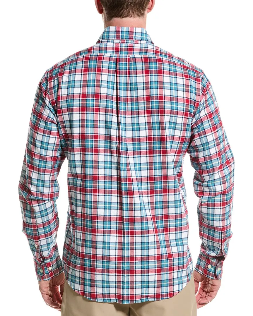 Brooks Brothers Brushed Twill Regular Fit Wool-Blend Shirt