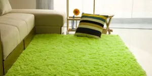 Color: Green, Size: 100x200 - Living room coffee table bedroom