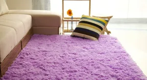 Color: Purple, Size: 100x200 - Living room coffee table bedroom