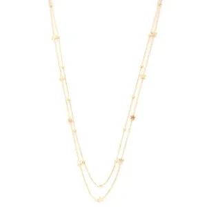 Dainty Star Charm Beaded Layered Necklace