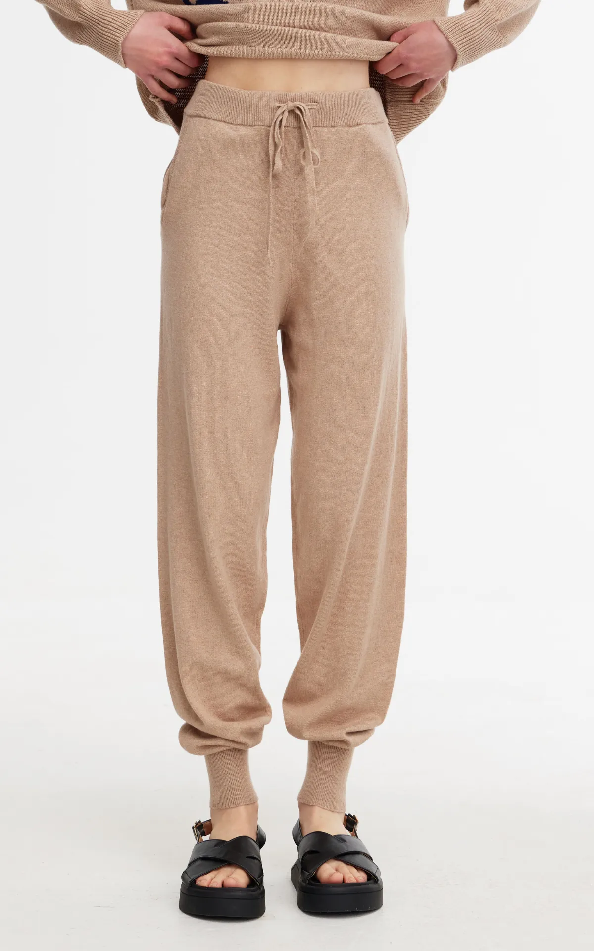 Eliza Knit Pant - Stone