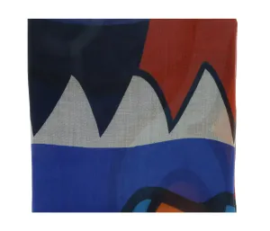 Givenchy 1212GV SD914 1 Navy Blue Scarf