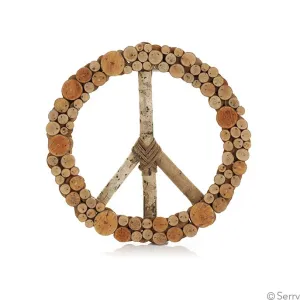 Layered Peace Wreath