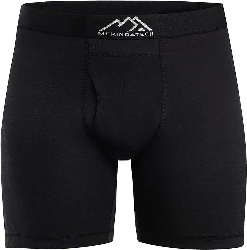 Men's Merino Boxers 150 Black (1 Pack)