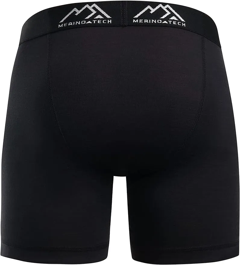 Men's Merino Boxers 150 Black (1 Pack)