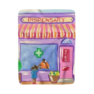 Sherpa Fleece Blanket - Dispensary Opening