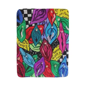 Sherpa Fleece Blanket - Pearl